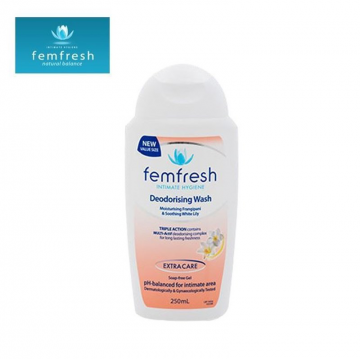 Femfresh 女性私密处护理洗液无皂加强百合香味  250ml