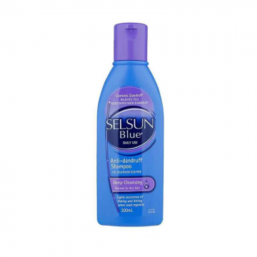 Selsun 蓝色深层清洁去屑洗发水 200ml （紫色盖子）
