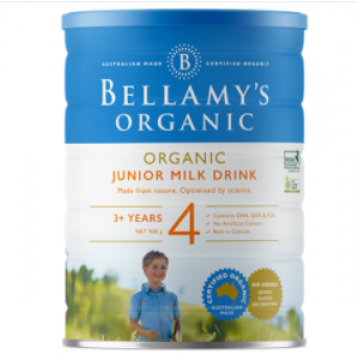 【澳洲直邮】Bellamy's 贝拉米有机奶粉900g 4段  900g 单罐装（包邮包税）