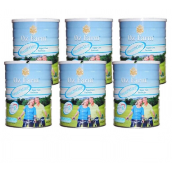 【澳洲直邮】Oz Farm中老年高钙无蔗糖牛奶粉900g 6罐（包邮包税）