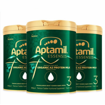 【澳洲直邮】Aptamil爱他美奇迹绿罐A2婴儿奶粉900g 三段 三罐（包邮包税）
