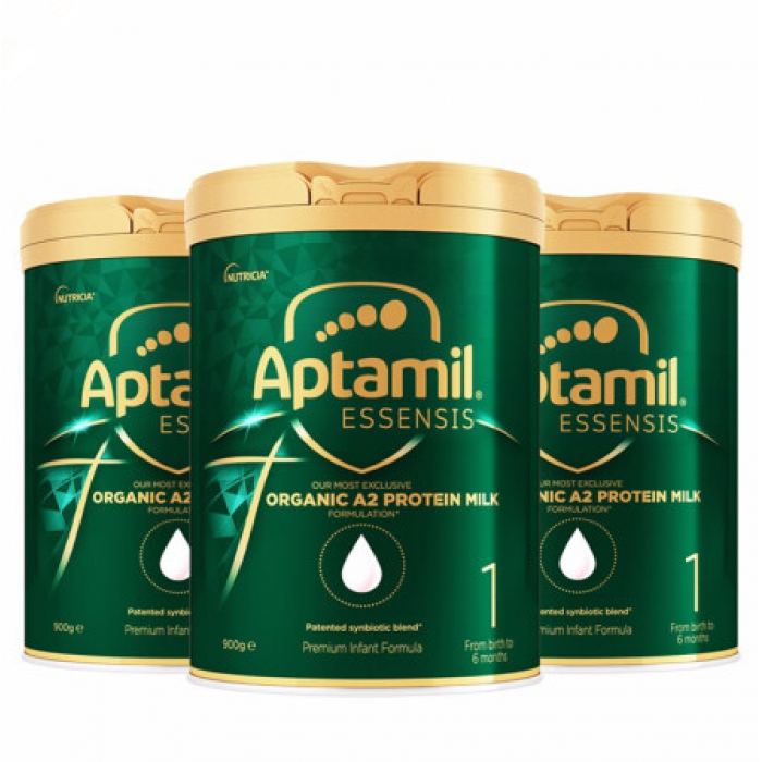 预订，到货发！【澳洲直邮】Aptamil爱他美奇迹绿罐A2婴儿奶粉900g 一段 三罐（包邮包税）