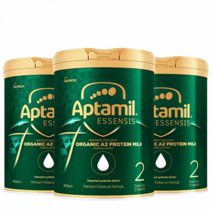 【澳洲直邮】Aptamil爱他美奇迹绿罐A2婴儿奶粉900g 二段 三罐（包邮包税）