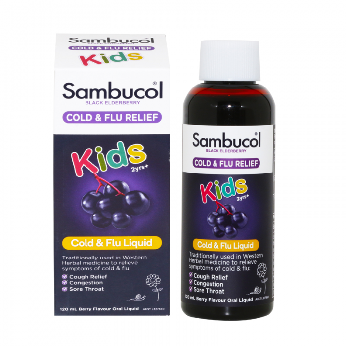 效期25.5  Sambucol小黑果黑接骨木莓儿童糖浆 提高免疫力