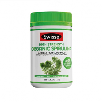 Swisse Organic Spirulina 螺旋藻片  200片