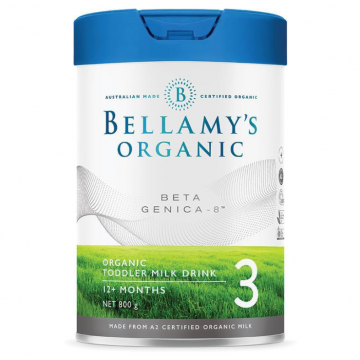 Bellamy's 贝拉米白金版有机A2婴儿配方奶粉3段 1岁+ 6罐（包邮包税）