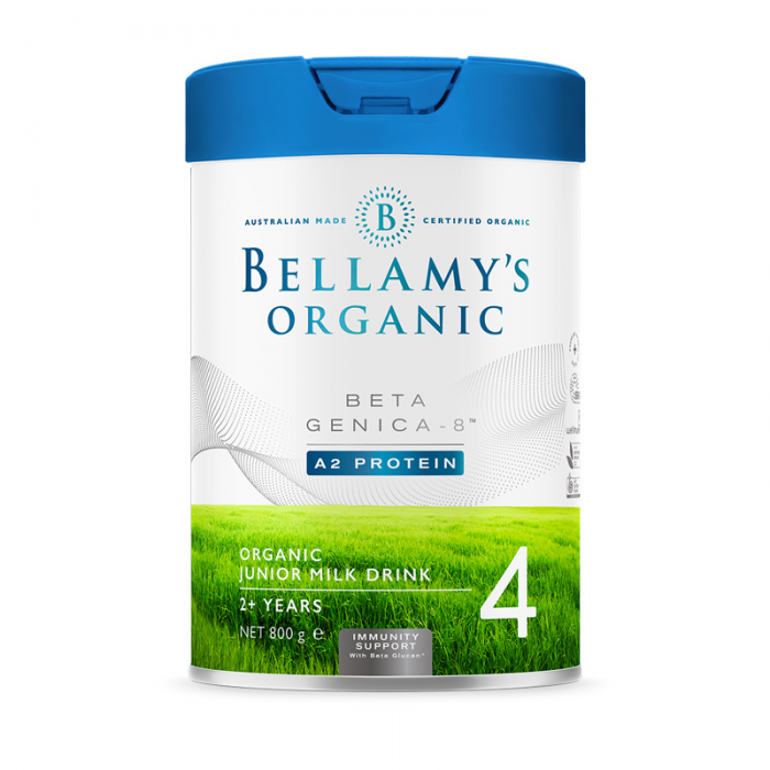 效期25.7【澳洲直邮】Bellamy's 贝拉米白金版有机A2婴儿配方奶粉4段 2岁+ 6罐（包邮包税）