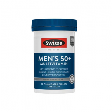 效期25.7  Swisse 男性复合维生素  50岁以上 90粒