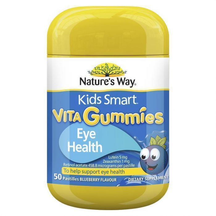 Nature's Way 佳思敏儿童护眼维生素软糖50粒叶黄素防蓝光护眼