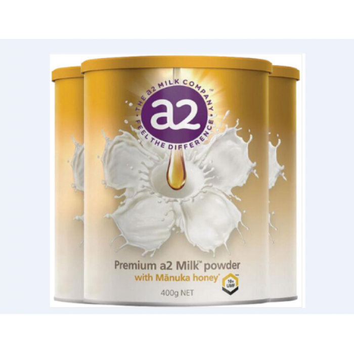 A2 麦卢卡蜂蜜奶粉 400g  三罐装（包邮，包税）日期2022.5月