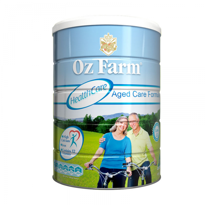 【澳洲直邮】Oz Farm中老年高钙无蔗糖牛奶粉900g 单罐装（包邮包税）