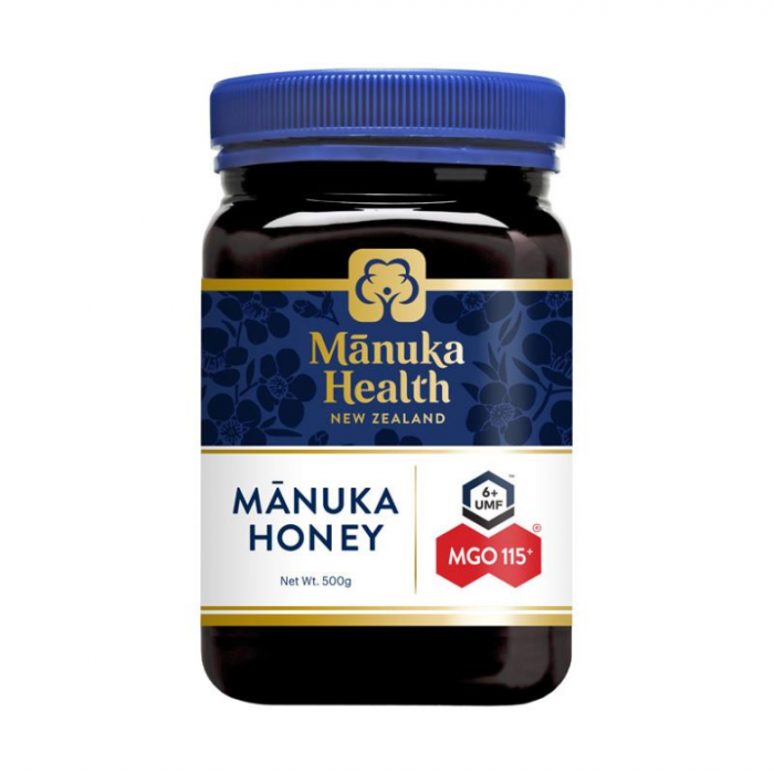 【国内现货】效期至2025年 Manuka Health 蜜纽康麦卢卡蜂蜜UMF6+500g（MGO 115+）