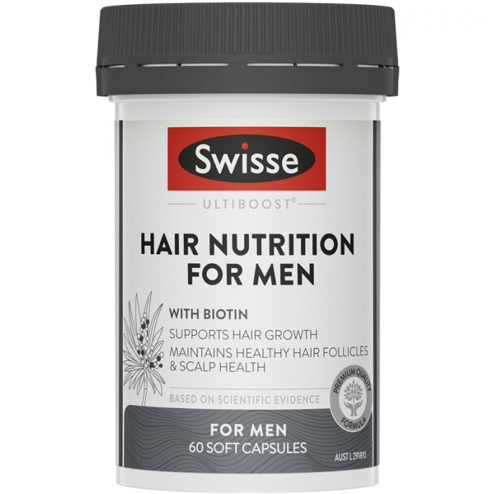 Swisse 男士头发健康护发营养素 生发片 60粒