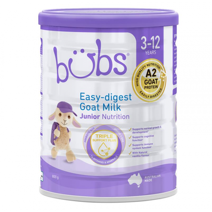 Bubs 博宝婴儿配方羊奶粉4段3-12岁 800g 6罐（包邮包税）日期24.1月后