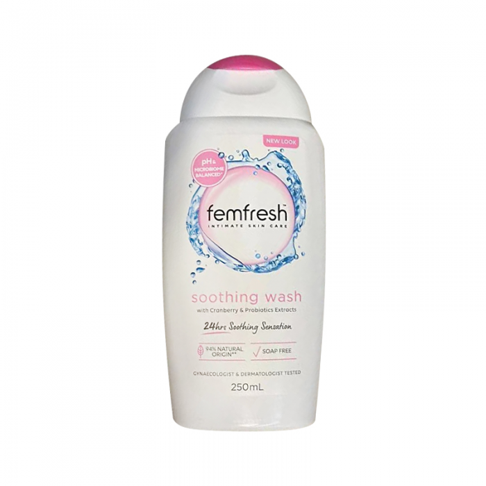 Femfresh 蔓越莓女性私处洗液 250ml 舒缓保湿型
