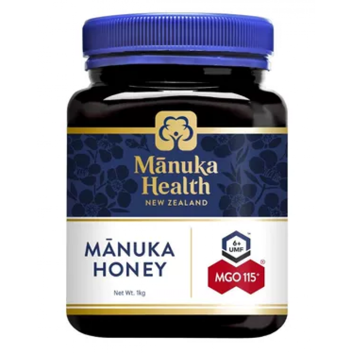 【国内现货】效期：25年 Manuka Health 蜜纽康麦卢卡蜂蜜UMF6+1kg（MGO115+）