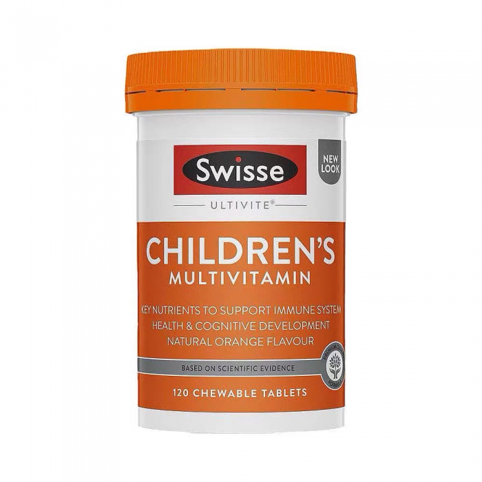 效期25.2  Swisse 儿童复合维生素咀嚼片120粒